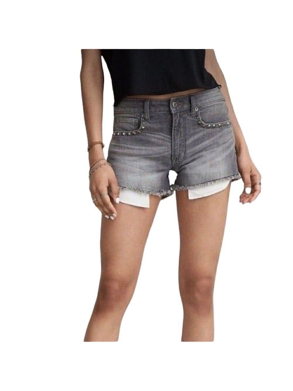 AMERICAN EAGLE FESTIVAL HI RISE SHORTS